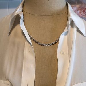 Silver Rope Necklace
